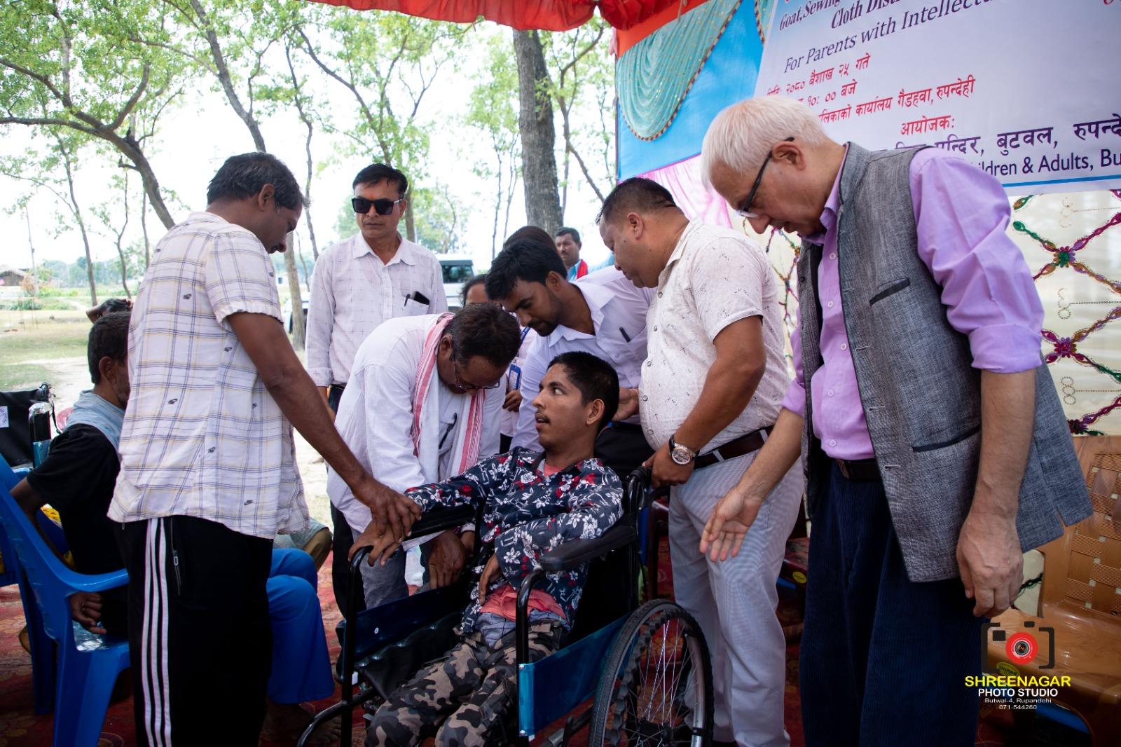 Wheel Chair Distribution